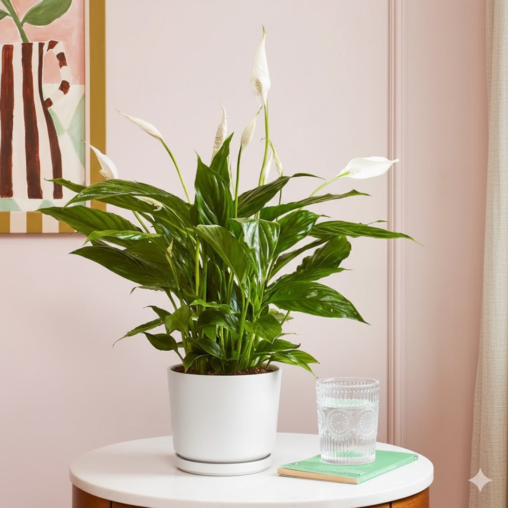 Peace Lily or Spathiphyllum or "زنبق السلام" - Image 3