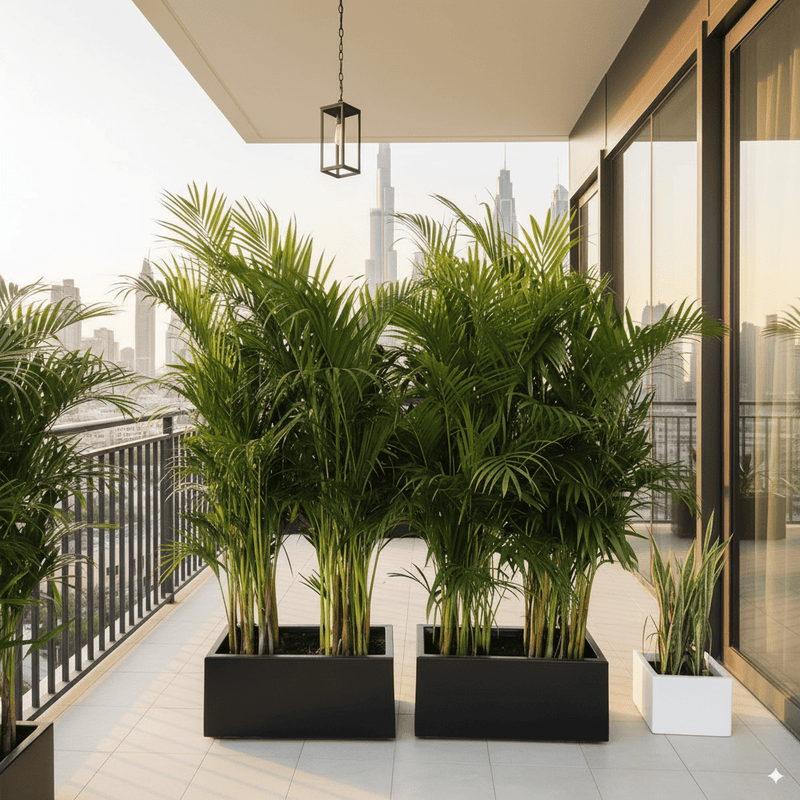 Areca Palm 1.2-1.5m Outdoor In Fiber Glass Pot (GRP)(70x30x30) - Image 4